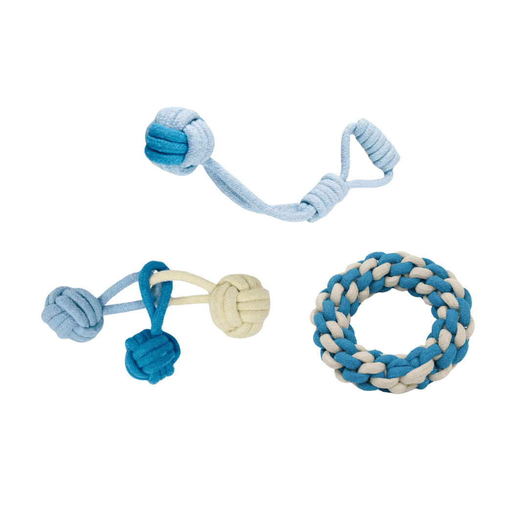 Sky and Cloud Rope Tug Toy Set
