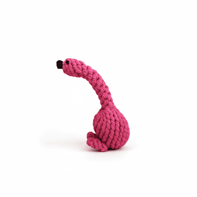 Flamingo Rope Dog Toy
