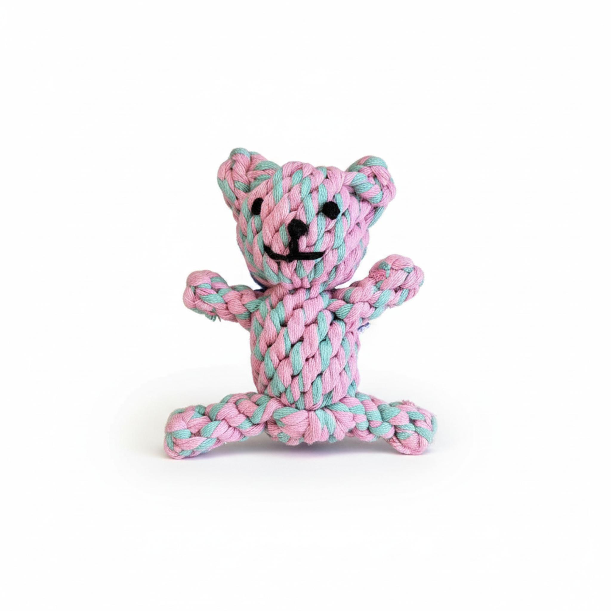 Strawberry Bear Rope Toy