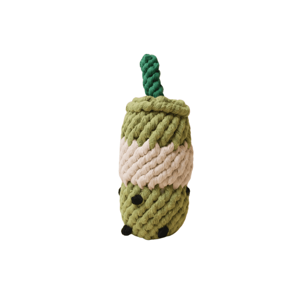 Handcrafted Match Milk Tea Pet Toy