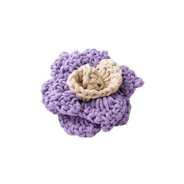 Purple Blossom: Snuffle Flower Dog Toy