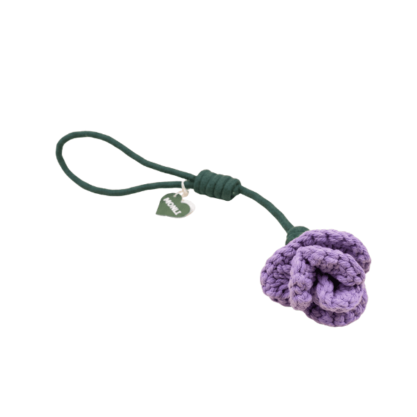 Lavender Rose Snuffle Tug Toy