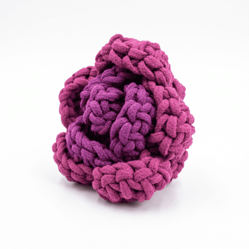 Handcrafted Purple Cabbage Snuffle Pet Toy