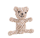 Coffee Bear Rope Toy