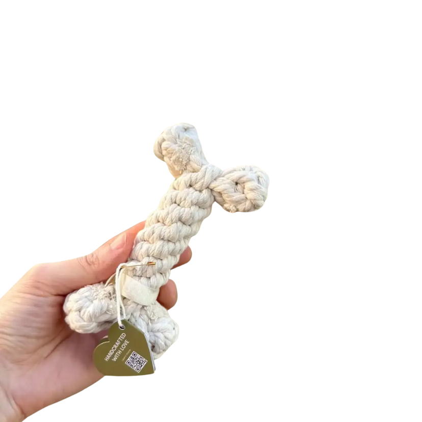 The Little Love White Rope Bone Toy