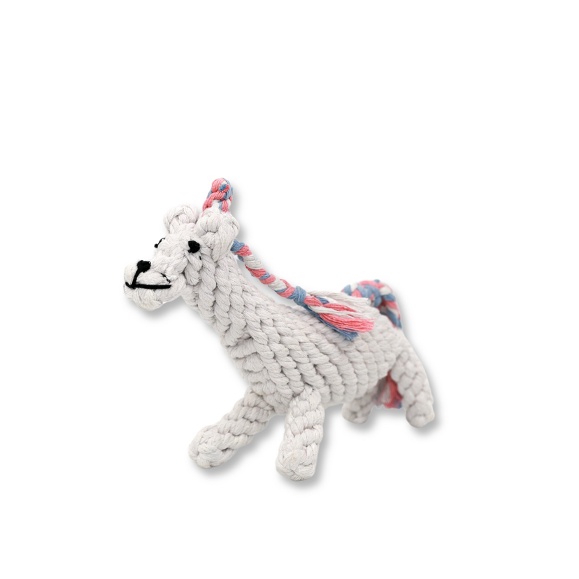 Luna the Unicorn Rope Toy