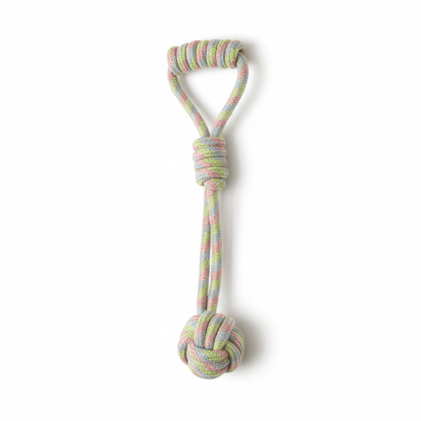 Knotted Hemp Tug Dog Toy