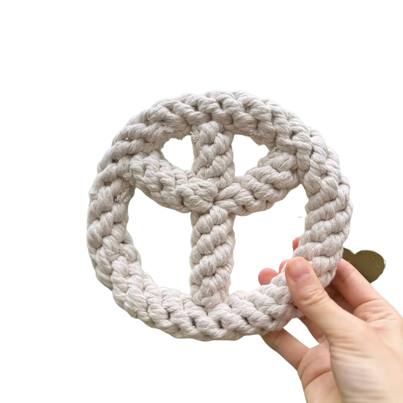 EcoPeace Ring Dog Rope Toy