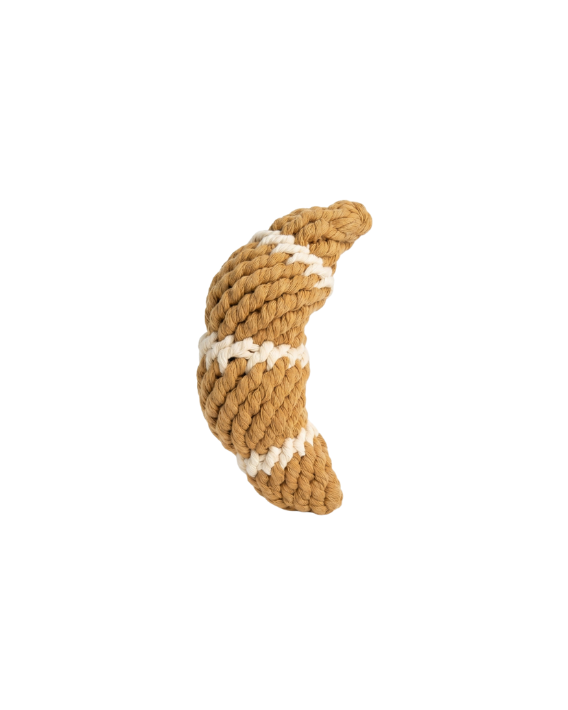 Handcrafted Croissant Pet Toy
