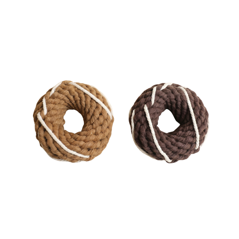 Handcrafted Monli Donut Dog Toy