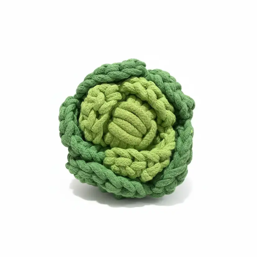Handcrafted Cabbage Snuffle Pet Toy