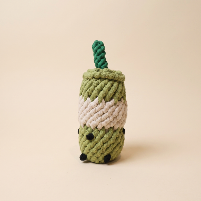 Handcrafted Match Milk Tea Pet Toy