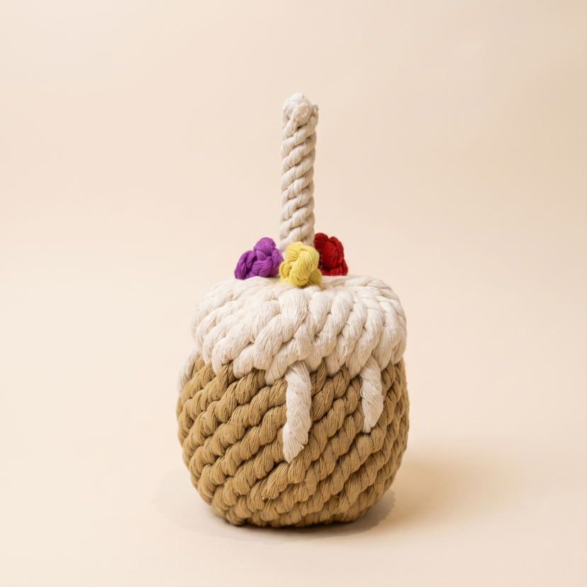 Handcrafted Cake Pet Toy