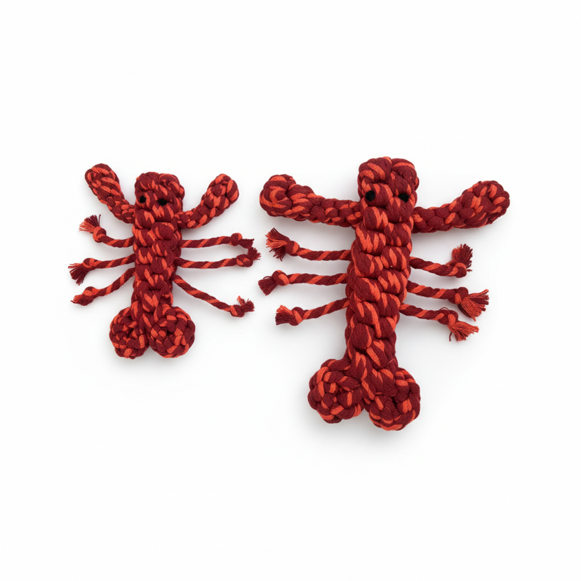 Coral Pop Lobster Pet Toy | Thicker and Stronger