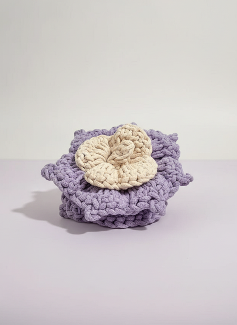 Purple Blossom: Snuffle Flower Dog Toy